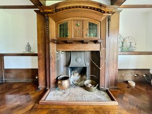 Dining room fireplace- click for photo gallery